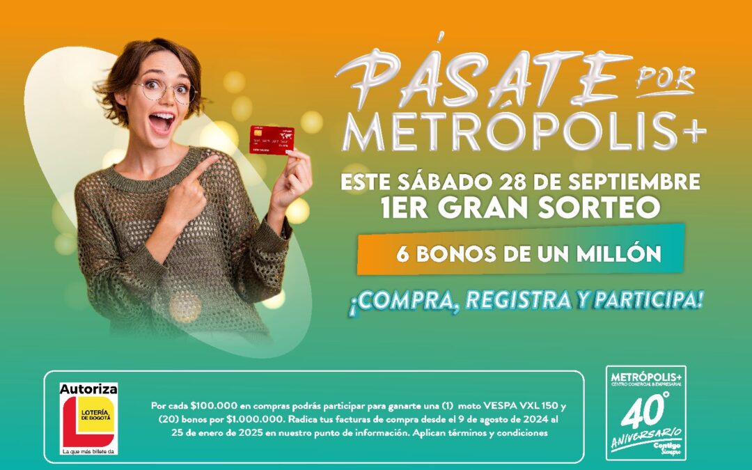 ¡Participa y sé uno de los afortunados en este gran sorteo!