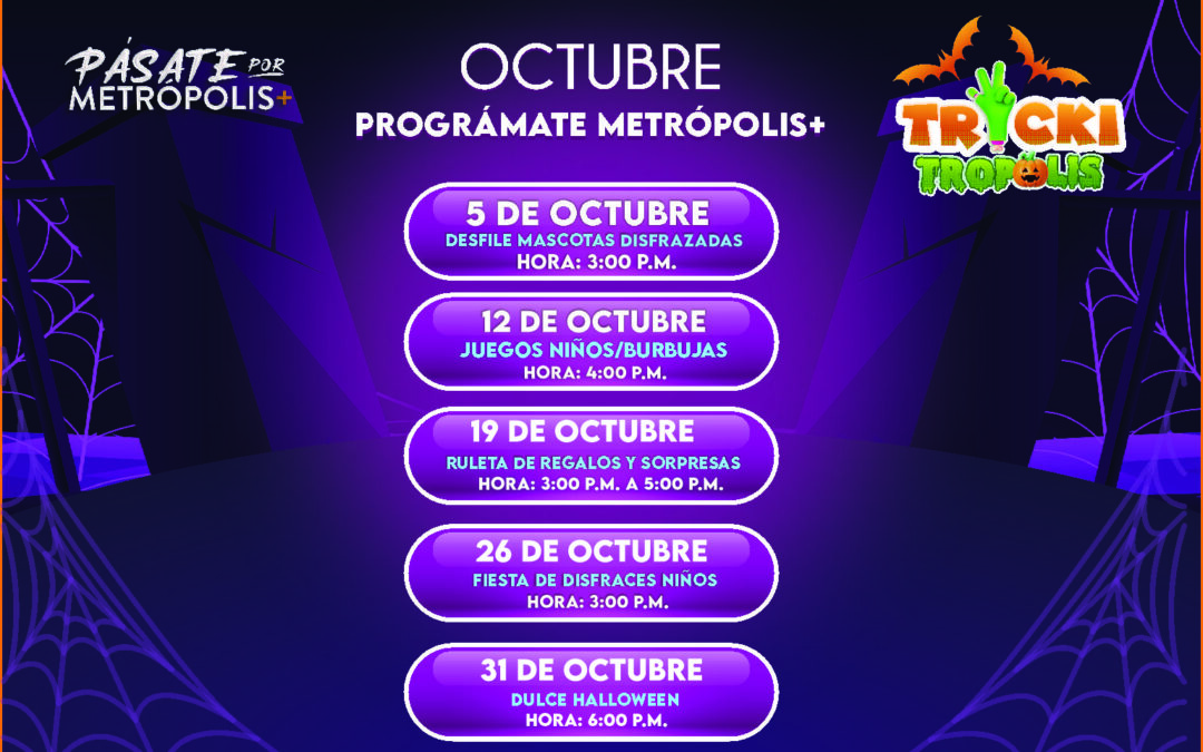 ¡Vive un octubre lleno de sorpresas en Metrópolis+!